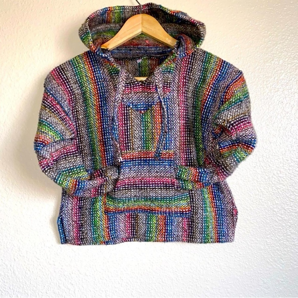 Kids Woven Mexican Multi Color Sweater